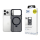 Etui ochronne do smartfonów 3MK Smoke Case Mag&Stand do iPhone 17 Pro 5903108665261